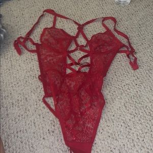 Super sexy red lingerie from VS
